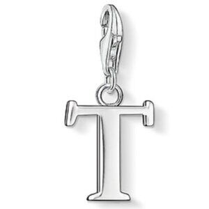 Thomas Sabo Letter T 925 Silver Dangle Charm
